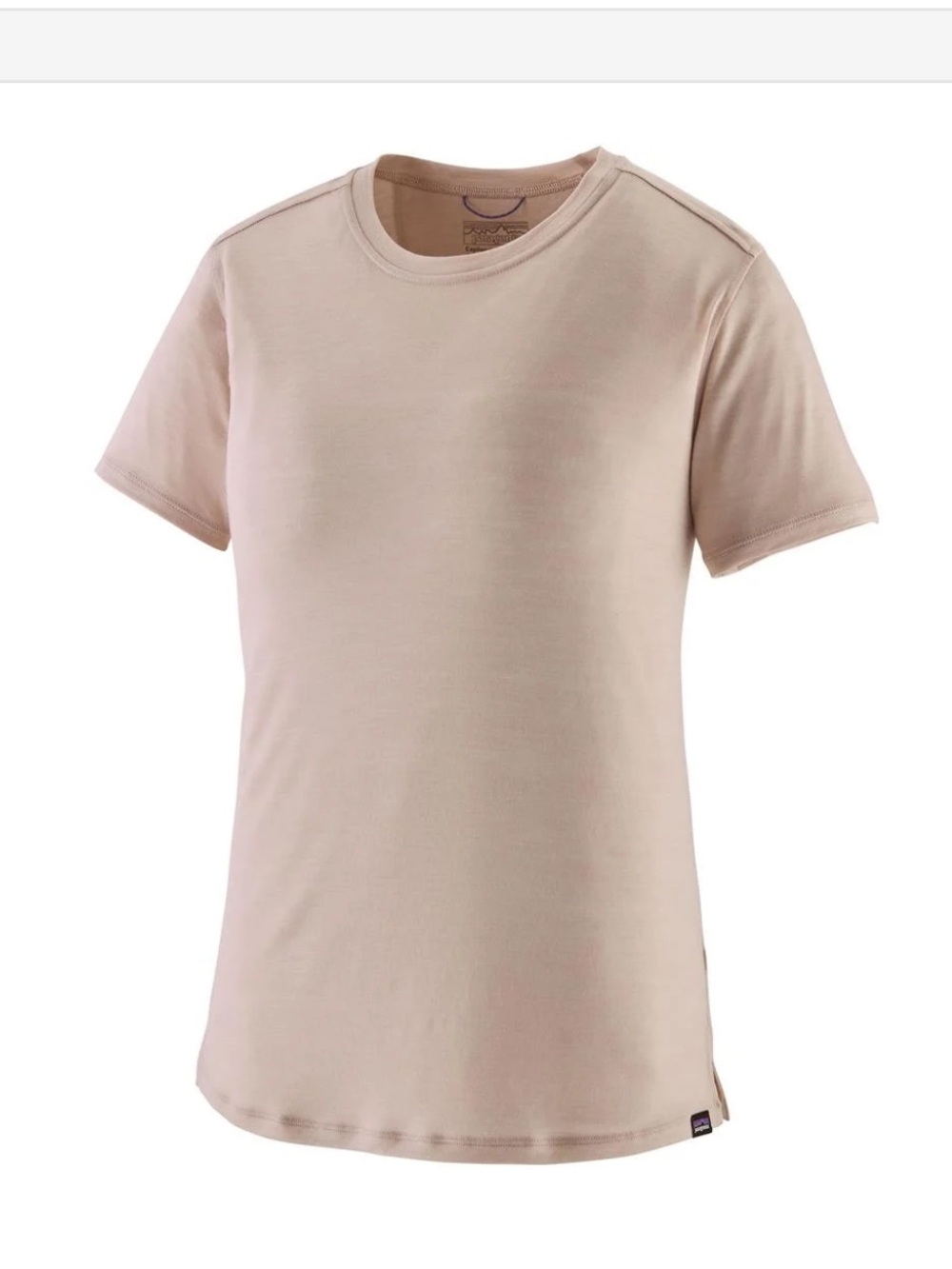 Patagonia Capilene Cool Merino Wool Blend T-Shirt Taupe Women’s L~ Base Layer